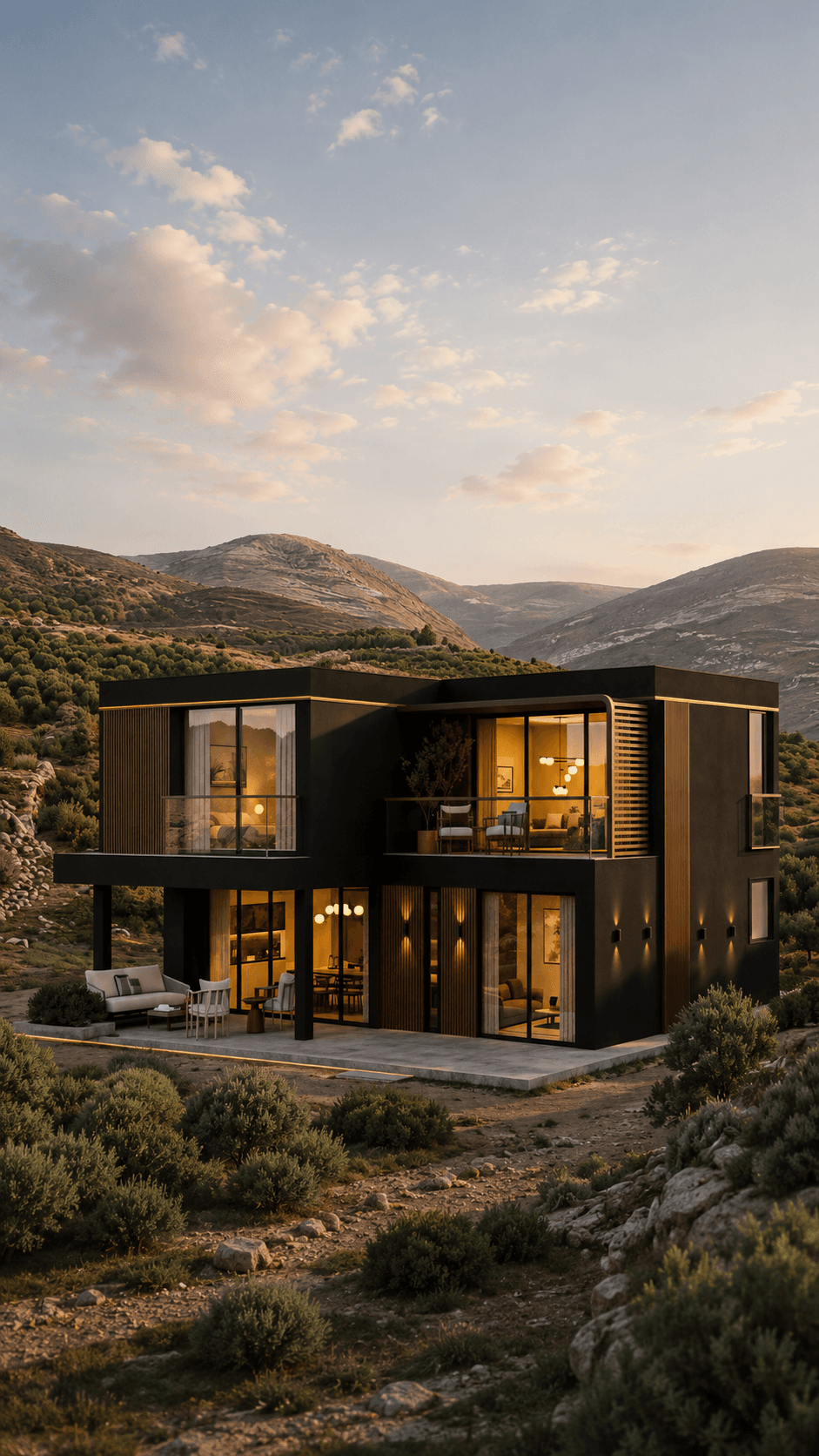A premium modular home surrounded by nature